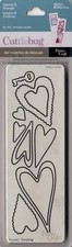 Cuttlebug - 2 Dies - Hearts  Stamps