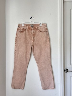 Citizens of Humanity Jolene Pink High Waist Jeans Women's Size 31 00% Cotton