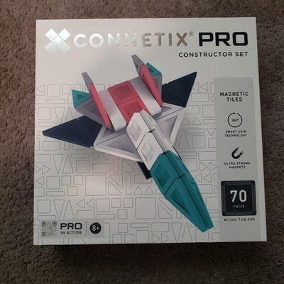 CONNETIX Pro Magnetic Tiles Constructor Set Smart Spin STEM Toy New.