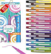 Flair Felt Tip Pens Medium Point 0.7Mm Limited Edition Candy Pop 36 Pack US