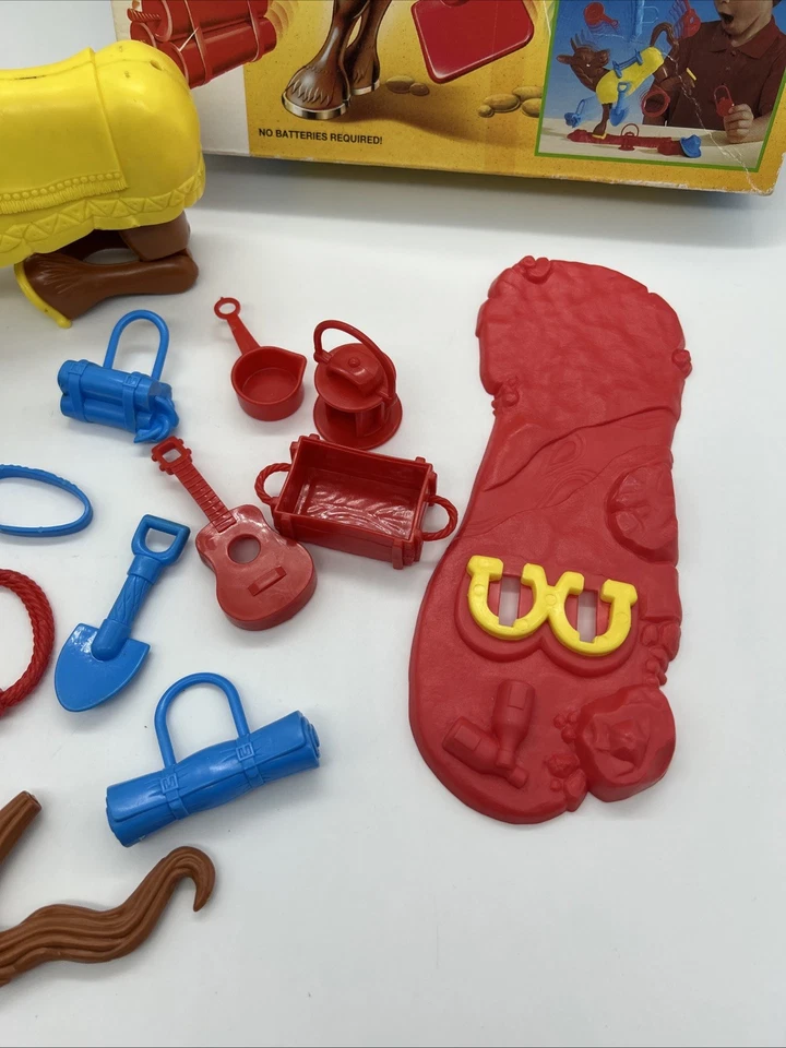 Vintage Milton Bradley BUCKAROO Game Parts & Instructions No Box - Image 3 of 4