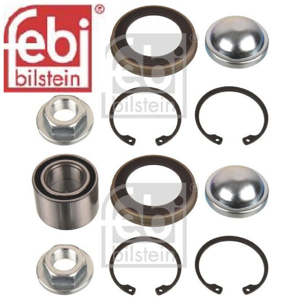 2X Radlagersatz Febi Bilstein 174614 2 Radlager Satz Links Rechts Hinten-image