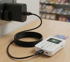 For SumUp Card Machine Charger - USB-C Cable & Power Adapter Plug Air / Solo