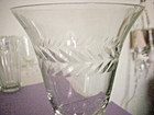 Six Wine Glasses with the look of Leaf Laurel Etching — photo 4