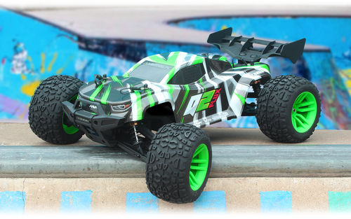 Maverick Quantum2 XT Flux 1/10th Stadium Truck-Green - Picture 10 of 10