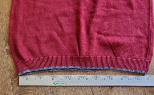 Arrow Maroonish-Red Argyle Sweater Vest Boys Youth L (14-16) - Picture 4 of 7