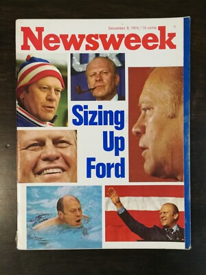 Newsweek Magazine December 9, 1974 Sizing Up Gerald Ford Newsstand No Label 524