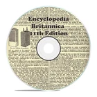 1911 ENCYCLOPEDIA BRITANNICA, 11th AND 12th edition DVD, BOTH EDITIONS INCLUDED!