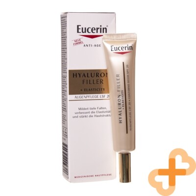 Eucerin Hyaluron Füller + Elastisch Augencreme 15ml SPF15 Befeuchtend Falten