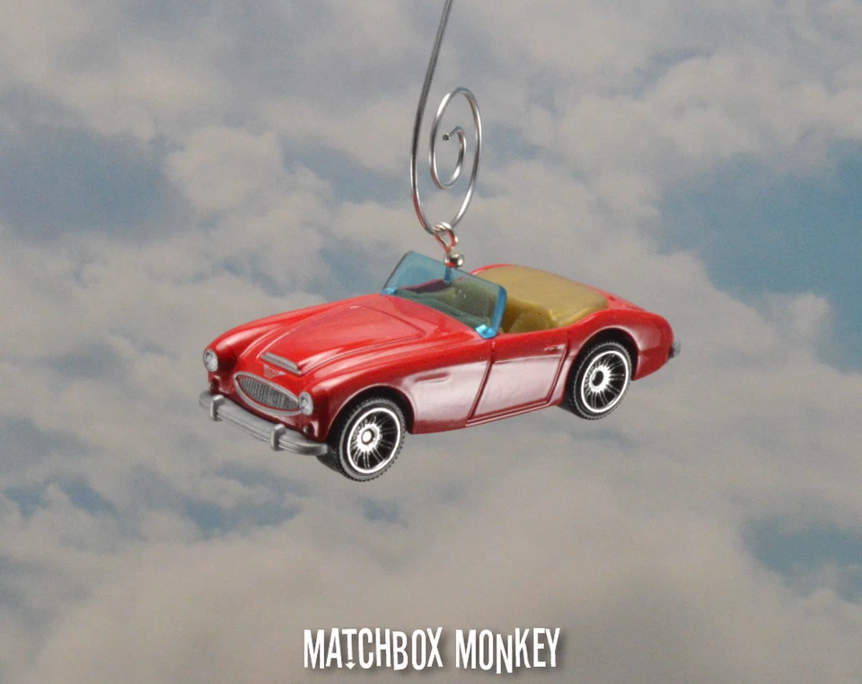 '63 Austin Healy 3000 MKII Sports Car Christmas Ornament 1/64 Convertible Cabrio - Image 3 of 4