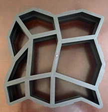 CJGQ Walk Maker Reusable Concrete Path Maker Molds Stepping Stone Paver Set Of 2