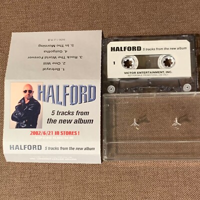 Promo-only HALFORD Crucible JAPAN ADVANCED CASSETTE TAPE Judas Priest, Rob 