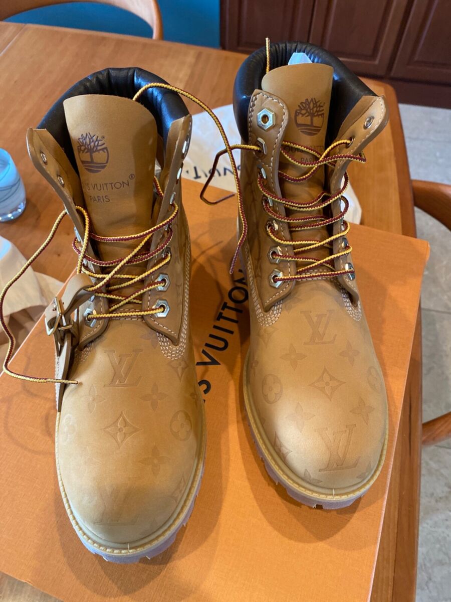 Louis Vuitton x Timberland 6 Inch Ankle Boot SZ 10.5 SOLD Louis Vuitton x Timberland 6 Inch Ankle Boot SZ 10.5 SOLD