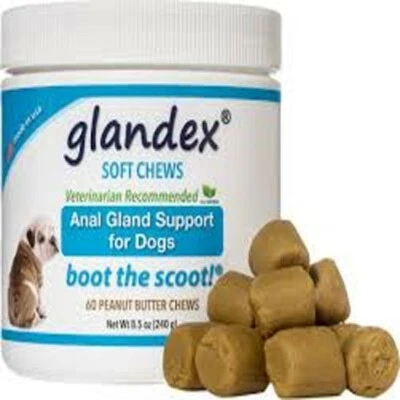 Glandex Peanut Butter Soft Chews (60 chews)