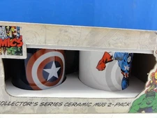 ICUP Marvel Comics Captain America Ceramic Mug 2 Pack Collector Series