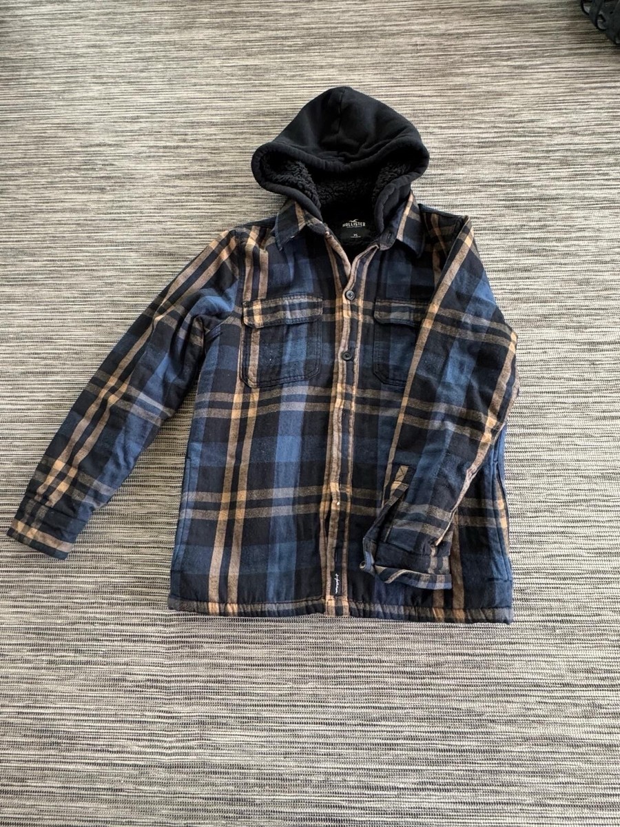 トップス hollister jacket Hollister Plaid Winter jacket women XS | eBay