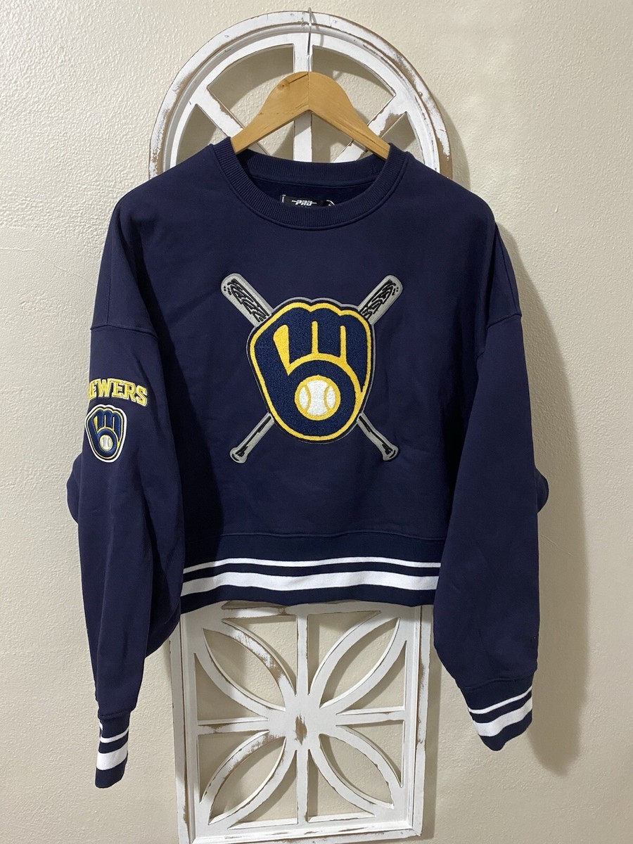 売れ筋商品|||プロスタンダード パーカー・スウェットシャツ アウター レディース Women's Navy Milwaukee Brewers Mash Up Pullover Sweatshirt Navy Women's Milwaukee Brewers Pro Standard Navy Mash Up Pullover
