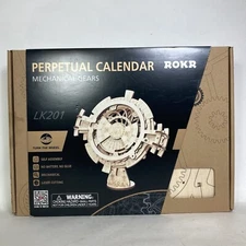 ROKR Perpetual Calendar Mechanical Gears Puzzle Model Kit LK201 3D