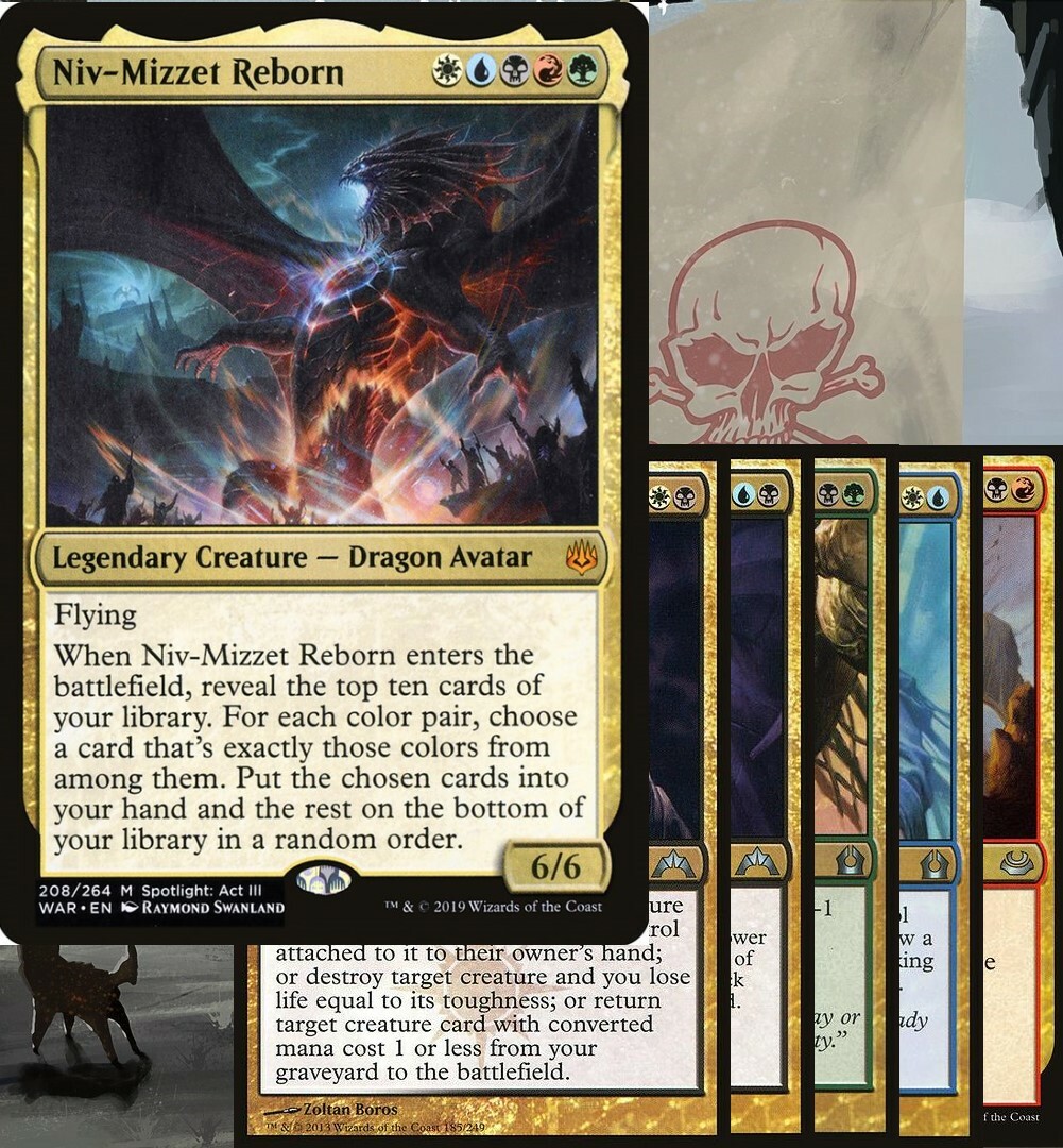 Niv-Mizzet Reborn *10 Guilds* Commander Deck EDH Magic MTG Ready