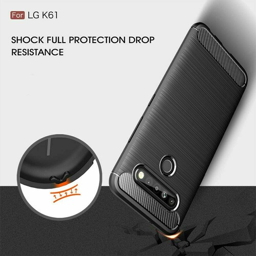 For LG K61 Q70 G7 G8 ThinQ V30 Case Shockproof Heavy Duty Rugged Matte Cover - Picture 6 of 11
