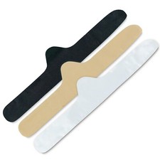 More of Me to Love Cotton Bra Liner 3-Pack, Black, White, Beige - Stay Dry