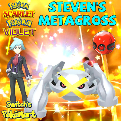   Steven Metagross Event Max IVs EVs With Ribbons  Battle Ready Scarlet Violet  