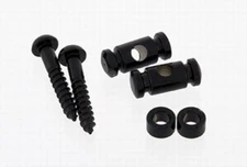NEW - Genuine Gotoh Barrel String Guides For Guitar (2) - BLACK