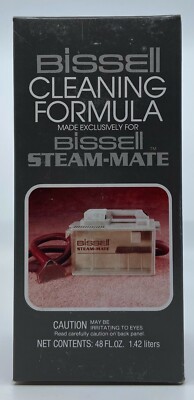 Genuine OEM Bissell Concentrated Steam-Mate Cleaning Solution Formula 48oz