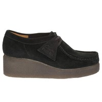 Clarks Originals Peggy Bee Wedge Black Womens Shoes Clarks Originals Peggy Bee Wedge Black Womens Shoes