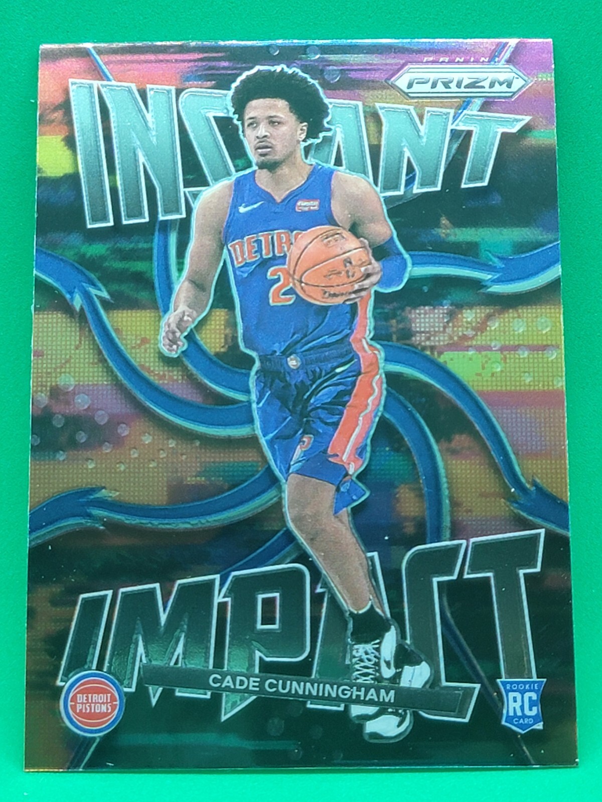 2021-22 Panini Prizm Instant Impact Cade Cunningham #1 RC t;9