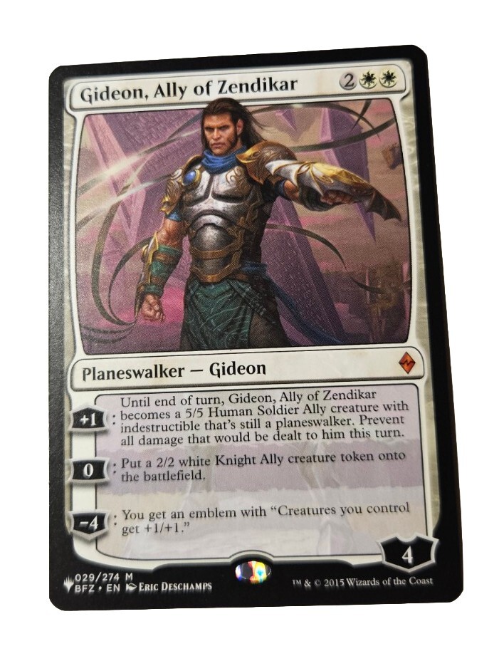 MTG Gideon, Ally of Zendikar Battle for Zendikar The List Regular