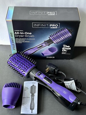 INFINITIPRO by CONAIR the Knot All-In-One Oval Dryer Brush, Volume Pik 