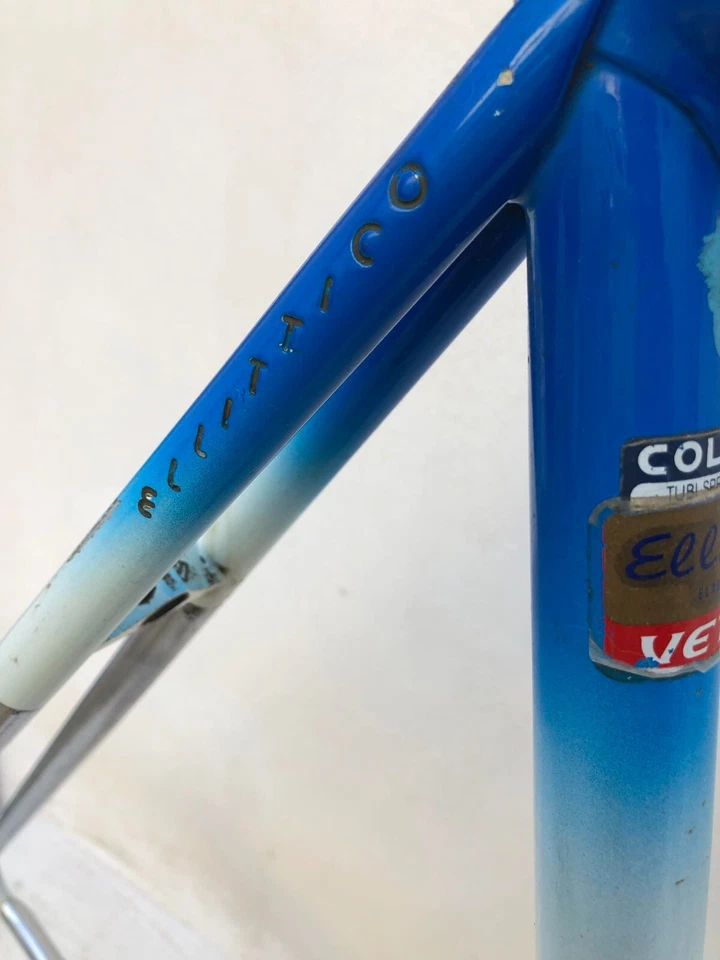 Ex Pro PONTONI frame VETTA Corsa COLUMBUS ELLITTICO Campagnolo BICI Cinelli Foto 3 de 4