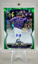 Bryant Betancourt 2023 1st Bowman Chrome CPA-BB Green Lava Refractor Auto /99 SP