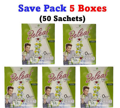 5x Beleaf Fiber Kiwi Juice Drink Powder Prebiotic Fruits Help Excretion Healthy