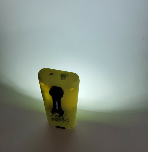 Snap On 200/80 Lm flood/flashlight & Laser beam RECHARGEABLE Light 6 colors !!! - Picture 2 of 29