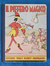 IL PIFFERO MAGICO-EDIZIONI WALT DISNEY MONDADORI 1935.