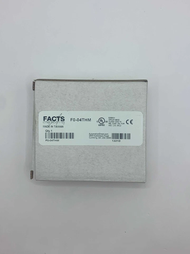 DirectLOGIC F0-04THM DL05/06 温度输入模块, 热电偶, 4 通道, — 第 2/4 张图片