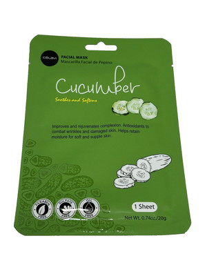 CELAVI 1 sheet facial face mask CUCUMBER