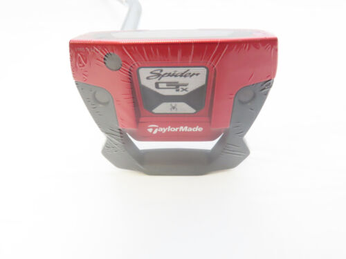 NEW LH Taylormade Spider GTX Red 34" Putter 34 inch KBS Steel Single Bend