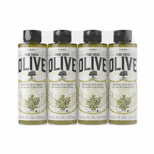 4x Korres Natural Pure Greek Olive & Olive Blossom Shower Gel 250 ml (Pack 4)