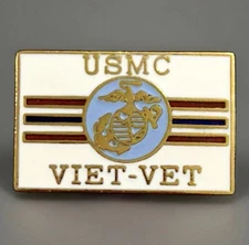 USMC Viet-Vet Marine Corps Vietnam Veteran Pin