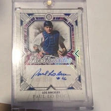 2025 Panini Boys of Summer Fan Favorites Auto Red Paul Lo Duca  05/25