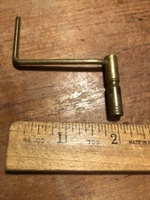 VINTAGE Antique OG Wall Clock brass winding KEY