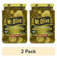 Old Fashioned Sweet Bread and Butter Pickle Chips, 2 Pack, 24 Fl Oz Jar....