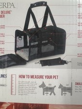 Sherpa Original Deluxe Pet Carrier Small Black Cat/Dog Travel Bag