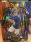 2025 Panini Select - Premier Level Jaxson Dart #193 Red & Blue Shock Prizm (RC)