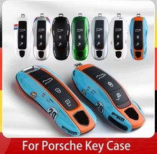 Racing Inspired Key Cover Holder Case For Porsche Cayenne Panamera Macan 911