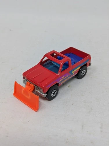 Vintage RARE 1979 Hot Wheels Car - BRIAN'S SNOW REMOVAL Pickup Truck & Plow
