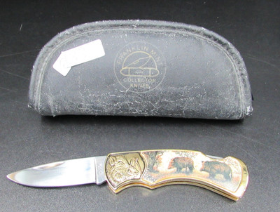 Franklin Mint Collector Knife Boars with Case